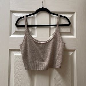 Reformation Cashmere Cropped Tank
